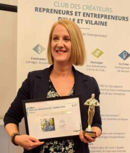 Virginie Couvreur - Prix de Créatrice de l'année - CCRE 35